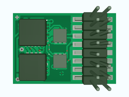 Fahrzeugdecoder DH16A-0 für SX1, SX2, DCC und MM (2. Generation)